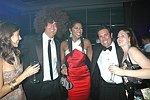 Jamie Lynn DiScala, guest, Natalie Cole, and guests at a party to celebrate the August nuptials of comic Daniella Rich and real-estate maven Richard Kilstock  at Pier 60 in Manhattan on October 7, 2004. photo by Rob Rich copyright 2004. 516-676-3939 robwayne1@aol.com