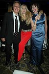 Jane and Paul Schindler with Sale Johnson at a party to celebrate the August nuptials of comic Daniella Rich and real-estate maven Richard Kilstock  at Pier 60 in Manhattan on October 7, 2004. photo by Rob Rich copyright 2004. 516-676-3939 robwayne1@aol.com