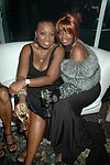 Star Jones and Janice Coombs at a party to celebrate the August nuptials of comic Daniella Rich and real-estate maven Richard Kilstock  at Pier 60 in Manhattan on October 7, 2004. photo by Rob Rich copyright 2004. 516-676-3939 robwayne1@aol.com