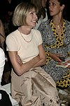 Anna Wintour at the  Diane von Furstenberg fashion show  in Manhattan, N.Y. on September 12, 2004.<br>(photo by Rob Rich/ The Everett Collection)