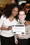 NEW YORK - May 6:  Broadway star Audra MacDonald with nominee Mitchell David Federan  attend  the Nominations for the Drama Desk Awards Celebrating Excellence in New York Theatre at St. John's Boutique   in New York City on May 6, 2004<br>  (Photo by Rob Rich/Getty Images) 