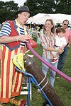 Blowing balloons for Simeone and James Levinson at the Albert Einstein College of Medicine's Family Day Carnival at the Villa Maria in Watermill on 8-15-04<br>  photo by Rob Rich copyright 2004 516-676-3939  robwayne1@aol.com