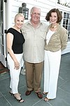 Brenda and Paul Lane and Carol Rappeport at the Southampton residence of Jeff Furman on 6-19-04<br>photo by Rob Rich copyright 2004   516-676-3939