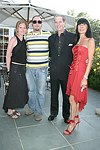 Ali Herman, Jason Wyner, Robert Wyner, and Shirley Wyner at the Southampton residence of Jeff Furman on 6-19-04<br>photo by Rob Rich copyright 2004   516-676-3939