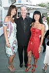 Carol Press, Robert and Shirley Wyner at the Southampton residence of Jeff Furman on 6-19-04<br>photo by Rob Rich copyright 2004   516-676-3939