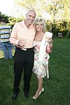 Joel and Andrea Wernick  at the Southampton residence of Jeff Furman on 6-19-04<br>photo by Rob Rich copyright 2004   516-676-3939