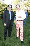 Robert Siebel and Dr. Louis Federer at the Southampton residence of Jeff Furman on 6-19-04<br>photo by Rob Rich copyright 2004   516-676-3939
