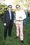 Robert Siebel and Dr. Louis Federer at the Southampton residence of Jeff Furman on 6-19-04<br>photo by Rob Rich copyright 2004   516-676-3939