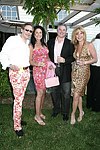 Dr. Louis Federer, Donna and Dick Soloway, and Pamela Nichols at the Southampton residence of Jeff Furman on 6-19-04<br>photo by Rob Rich copyright 2004   516-676-3939