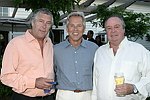 David Roth, Leathem Stearn, and Stanley London at the Southampton residence of Jeff Furman on 6-19-04<br>photo by Rob Rich copyright 2004   516-676-3939