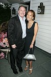 Steve Boxer and Liana Silverstein at the Southampton residence of Jeff Furman on 6-19-04<br>photo by Rob Rich copyright 2004   516-676-3939