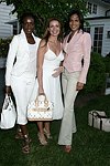 Shauna Neeley, Lori White, ad Crystal McCrary Anthony at the Southampton residence of Jeff Furman on 6-19-04<br>photo by Rob Rich copyright 2004   516-676-3939