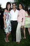 Carol  Press, Mark Mark Seidenfeld, and Crystal McCrary Anthony at the Southampton residence of Jeff Furman on 6-19-04<br>photo by Rob Rich copyright 2004   516-676-3939