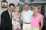 Gary and Colleen Rein, Peter Faucetta, and Dr. Sharon Giese at the Southampton residence of Jeff Furman on 6-19-04<br>photo by Rob Rich copyright 2004   516-676-3939