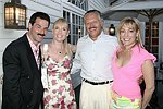 Gary and Colleen Rein, Peter Faucetta, and Dr. Sharon Giese at the Southampton residence of Jeff Furman on 6-19-04<br>photo by Rob Rich copyright 2004   516-676-3939