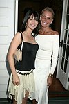 Elyse Slaine and Lynda Tortoriello at the Southampton residence of Jeff Furman on 6-19-04<br>photo by Rob Rich copyright 2004   516-676-3939
