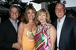 Dr. Larry and Sandra Rosenthal, Diane and Tom Dudney at the Southampton residence of Jeff Furman on 6-19-04<br>photo by Rob Rich copyright 2004   516-676-3939