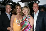 Dr. Larry and Sandra Rosenthal, Diane and Tom Dudney at the Southampton residence of Jeff Furman on 6-19-04<br>photo by Rob Rich copyright 2004   516-676-3939