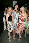 Michele Boxer, Carol Press, and Cindy Guyer at the Southampton residence of Jeff Furman on 6-19-04<br>photo by Rob Rich copyright 2004   516-676-3939