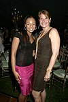 Ashanti and Lorraine Bracco  at the G&P Fundraiser at the Southampton Residence of Denise Rich on  July 10, 2004<br> photo by Rob Rich copyright 2004 516-676-3939 robwayne1@aol.com
