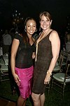 Ashanti and Lorraine Bracco  at the G&P Fundraiser at the Southampton Residence of Denise Rich on  July 10, 2004<br> photo by Rob Rich copyright 2004 516-676-3939 robwayne1@aol.com