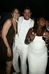 Lorraine Bracco, Al Reynolds, and Star Jones  at the G&P Fundraiser at the Southampton Residence of Denise Rich on  July 10, 2004<br> photo by Rob Rich copyright 2004 516-676-3939 robwayne1@aol.com