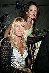 Lisa Gastineau and Denise Wohl  at the G&P Fundraiser at the Southampton Residence of Denise Rich on  July 10, 2004<br> photo by Rob Rich copyright 2004 516-676-3939 robwayne1@aol.com