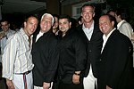 Michael Cominotto, Dennis Basso, James Fauci,David Shorr, and Michael Warren  at the G&P Fundraiser at the Southampton Residence of Denise Rich on  July 10, 2004<br> photo by Rob Rich copyright 2004 516-676-3939 robwayne1@aol.com