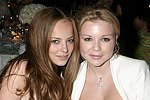 Bijou Phillips and Casey Johnson  at the G&P Fundraiser at the Southampton Residence of Denise Rich on  July 10, 2004<br> photo by Rob Rich copyright 2004 516-676-3939 robwayne1@aol.com