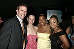 Mike Deutsch, Star Jones, Anya Deutsch, and Ashanti  at the G&P Fundraiser at the Southampton Residence of Denise Rich on  July 10, 2004<br> photo by Rob Rich copyright 2004 516-676-3939 robwayne1@aol.com