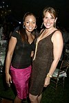 Ashanti and Lorraine Bracco  at the G&P Fundraiser at the Southampton Residence of Denise Rich on  July 10, 2004<br> photo by Rob Rich copyright 2004 516-676-3939 robwayne1@aol.com