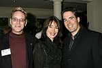 Ed Hutnick, Raven , and Barios Sfantos  at the  XVII Annual Garden Gala benefit  at the Easthampton residence of Jerry della Femina and Judy Licht on 6-5-04<br>photo by Rob Rich copyright 2004  516-676-3939  robwayne1@aol.com