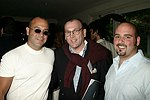 Frank Tramontano, Ed Callaghan, and JJ Fondrisi  at the  XVII Annual Garden Gala benefit  at the Easthampton residence of Jerry della Femina and Judy Licht on 6-5-04<br>photo by Rob Rich copyright 2004  516-676-3939  robwayne1@aol.com