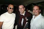 Frank Tramontano, Ed Callaghan, and JJ Fondrisi  at the  XVII Annual Garden Gala benefit  at the Easthampton residence of Jerry della Femina and Judy Licht on 6-5-04<br>photo by Rob Rich copyright 2004  516-676-3939  robwayne1@aol.com