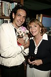 Luis Lujan Sierra, and Judy Licht  at the  XVII Annual Garden Gala benefit  at the Easthampton residence of Jerry della Femina and Judy Licht on 6-5-04<br>photo by Rob Rich copyright 2004  516-676-3939  robwayne1@aol.com