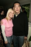 Lizzy Grubman and James Shu at the  XVII Annual Garden Gala benefit  at the Easthampton residence of Jerry della Femina and Judy Licht on 6-5-04<br>photo by Rob Rich copyright 2004  516-676-3939  robwayne1@aol.com