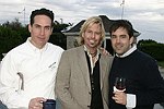 Dr. Buzz, Bruce Wayne and Benjamin Bradley at the  XVII Annual Garden Gala benefit  at the Easthampton residence of Jerry della Femina and Judy Licht on 6-5-04<br>photo by Rob Rich copyright 2004  516-676-3939  robwayne1@aol.com