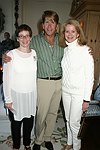 Nancy Mahon, Gregg Connors, and Blaine Trump at the God's Love We Deliver Mid Sumer Drinks party on 6-12-04 at the Southampton Estate of Don Burns and Gregg Connors  all photos by Rob Rich copyright 2004 516-676-3939