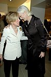 Ellen Graham and model Carmen Del�Orefice at the book signing of THE BAD AND THE BEAUTIFUL by photographer ELLEN GRAHAM at Bergdorf Goodman on October 14, 2004 in Manhattan, N.Y.<br> photo by Rob Rich copyright 2004<br>516-676-3939<br>robwayne1@aol.com