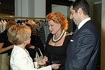Ellen Graham,Georgette Mossbacher, and Jim Gold  at the book signing of THE BAD AND THE BEAUTIFUL by photographer ELLEN GRAHAM at Bergdorf Goodman on October 14, 2004 in Manhattan, N.Y.<br> photo by Rob Rich copyright 2004<br>516-676-3939<br>robwayne1@aol.com
