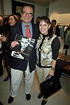 Hunt Slonem and Andrea Stark  at the book signing of THE BAD AND THE BEAUTIFUL by photographer ELLEN GRAHAM at Bergdorf Goodman on October 14, 2004 in Manhattan, N.Y.<br> photo by Rob Rich copyright 2004<br>516-676-3939<br>robwayne1@aol.com