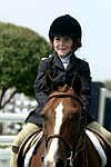 Leah Lane  at the 29th. Annual Hampton Classic Horse Show in Bridgehamtpon.<br>photo by Rob Rich copyright 2004<br>516-676-3939<br>robwayne1@aol.com