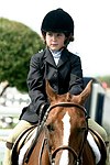 Leah Lane  at the 29th. Annual Hampton Classic Horse Show in Bridgehamtpon.<br>photo by Rob Rich copyright 2004<br>516-676-3939<br>robwayne1@aol.com
