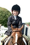 Leah Lane  at the 29th. Annual Hampton Classic Horse Show in Bridgehamtpon.<br>photo by Rob Rich copyright 2004<br>516-676-3939<br>robwayne1@aol.com