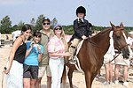 Ellie, Harly,Stewart, Bonnie, and Leah Lane at the 29th. Annual Hampton Classic Horse Show in Bridgehamtpon.<br>photo by Rob Rich copyright 2004<br>516-676-3939<br>robwayne1@aol.com