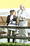 Melissa Cohn and  Tony Hitchcock  at the 29th. Annual Hampton Classic Horse Show in Bridgehamtpon.<br>photo by Rob Rich copyright 2004<br>516-676-3939<br>robwayne1@aol.com