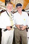 Tony Hitchcock and David Yurman at the 29th. Annual Hampton Classic Horse Show in Bridgehamtpon.<br>photo by Rob Rich copyright 2004<br>516-676-3939<br>robwayne1@aol.com