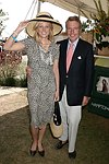 Cynthia and Dan Lufkin at the Hampton Classic Horse Show on September 5, 2004  in Bridgehampton, N.Y.<br> (photo by Rob Rich copyright 2004 516-676-3939)