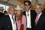 Marty Richards, Caroline Berthet, Gary Chowns, and Robert Zimmerman at the Hampton Classic Horse Show on September 5, 2004  in Bridgehampton, N.Y.<br> (photo by Rob Rich copyright 2004 516-676-3939)