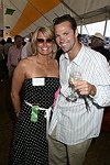 Jennifer Saga and Justin Ward at the Hampton Classic Horse Show on September 5, 2004  in Bridgehampton, N.Y.<br> (photo by Rob Rich copyright 2004 516-676-3939)